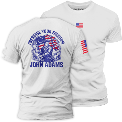 White / S Preserve Your Freedom maga trump