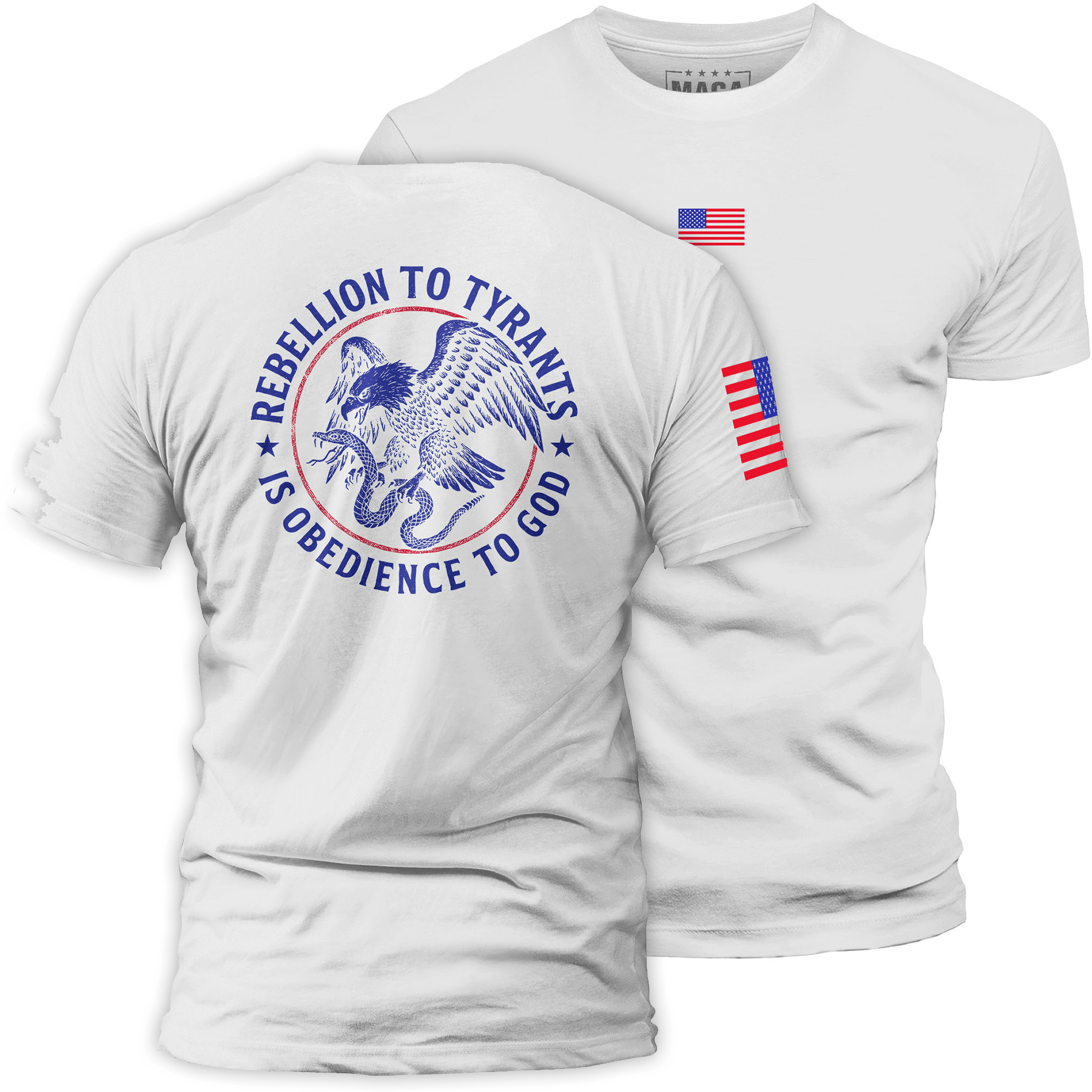 White / S Rebellion to Tyrants maga trump