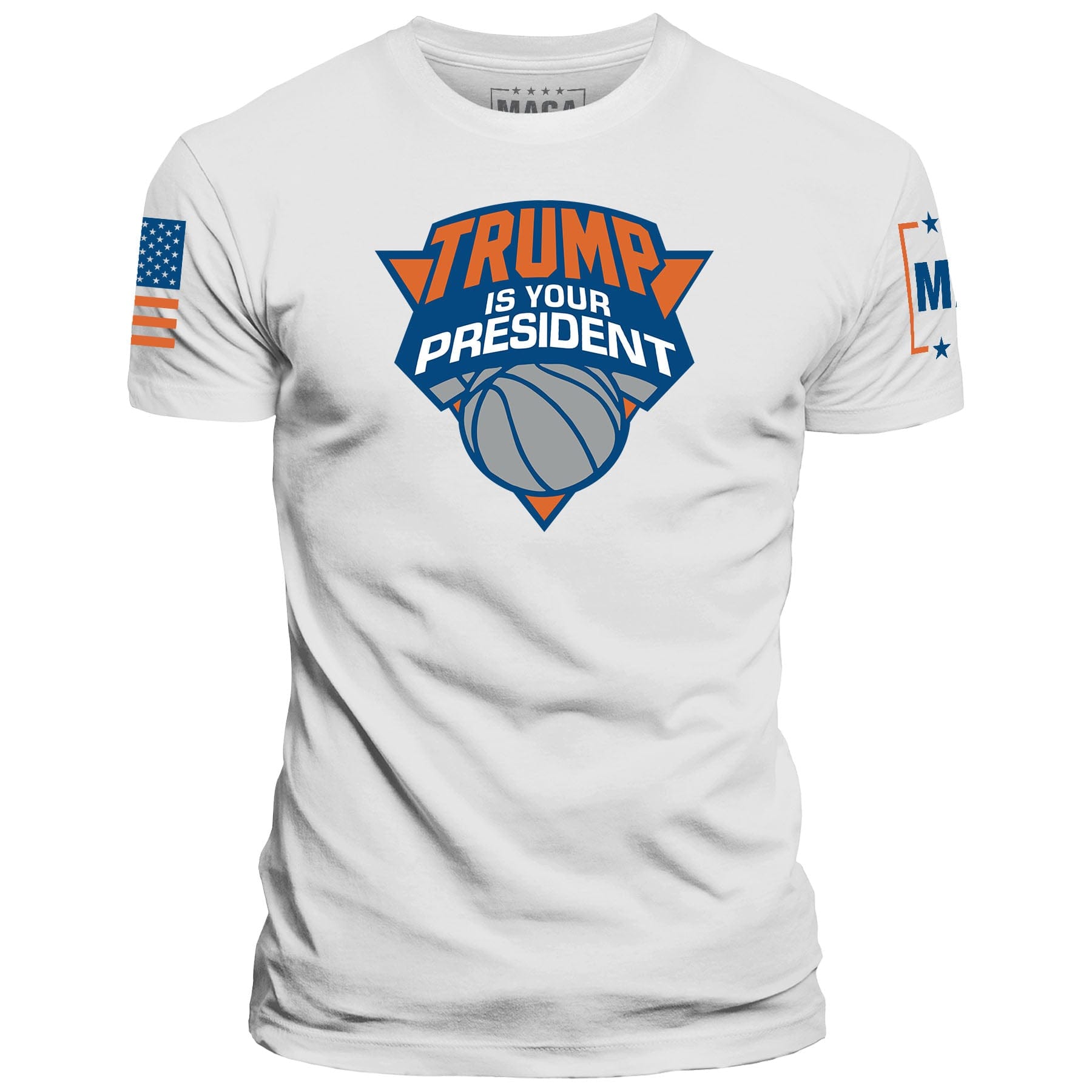 White / S Trump is your President maga trump