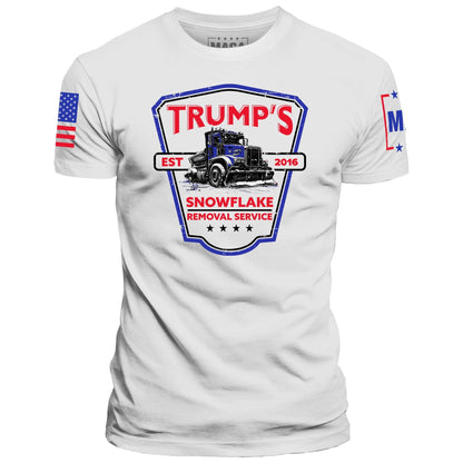 White / S Trump's Snowflake Removal maga trump