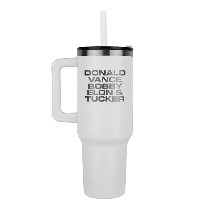 White Team Save America 40oz Tumbler maga trump