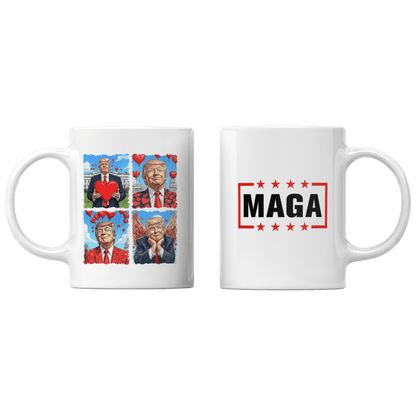 White Trump 4 You Mug maga trump