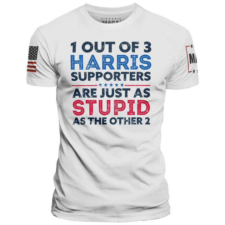 White / XS 1 Out Of 3 Supporters maga trump