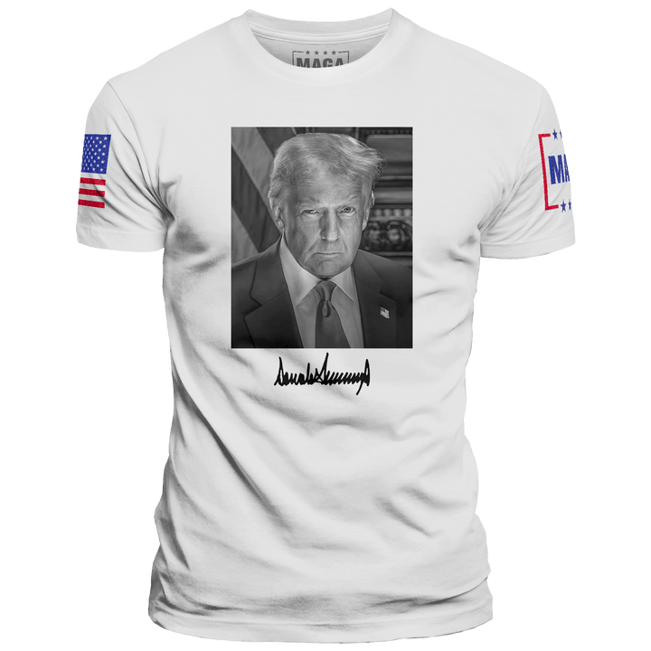 White / XS DJT 2025 v2 maga trump