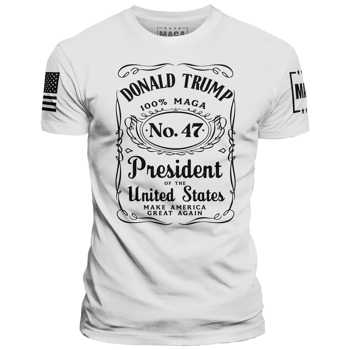 White / XS Donald Trump Whiskey maga trump