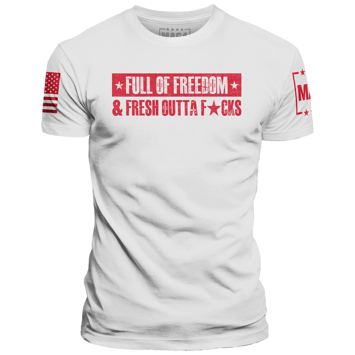 White / XS Full of Freedom maga trump