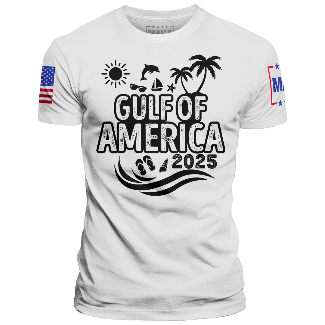 White / XS Gulf of America 2025 v2 maga trump