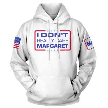 White / XS I Don't Really Care Margaret Hoodie maga trump
