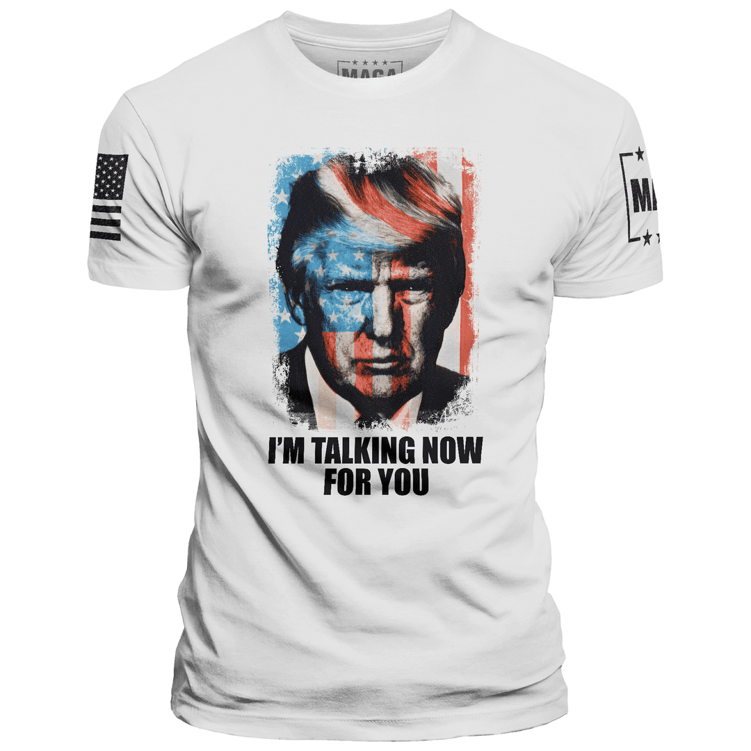 White / XS I'm Talking Now for You V2 maga trump