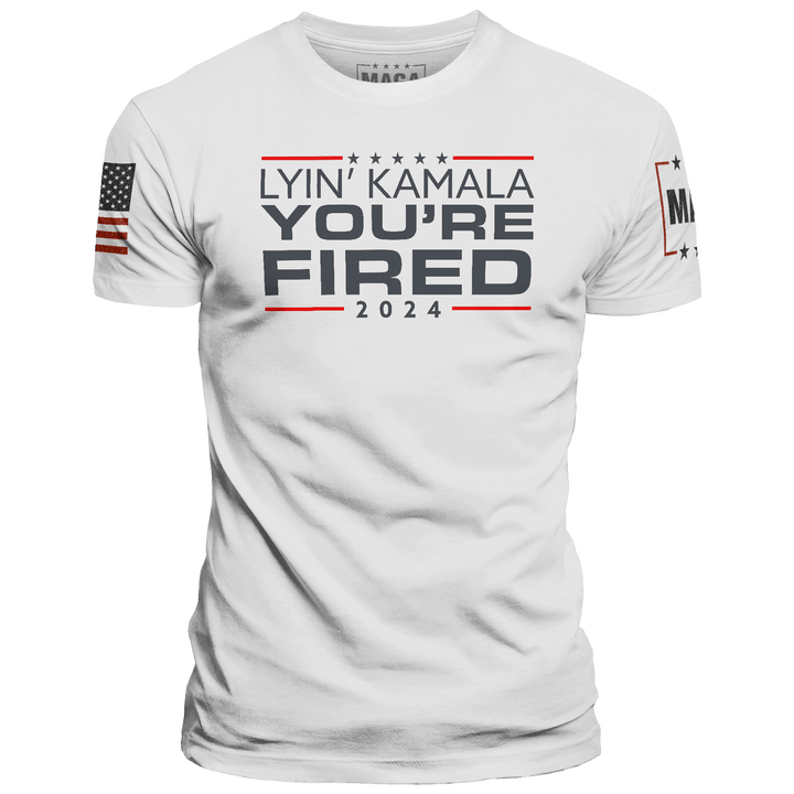 White / XS Lyin' Kamala maga trump