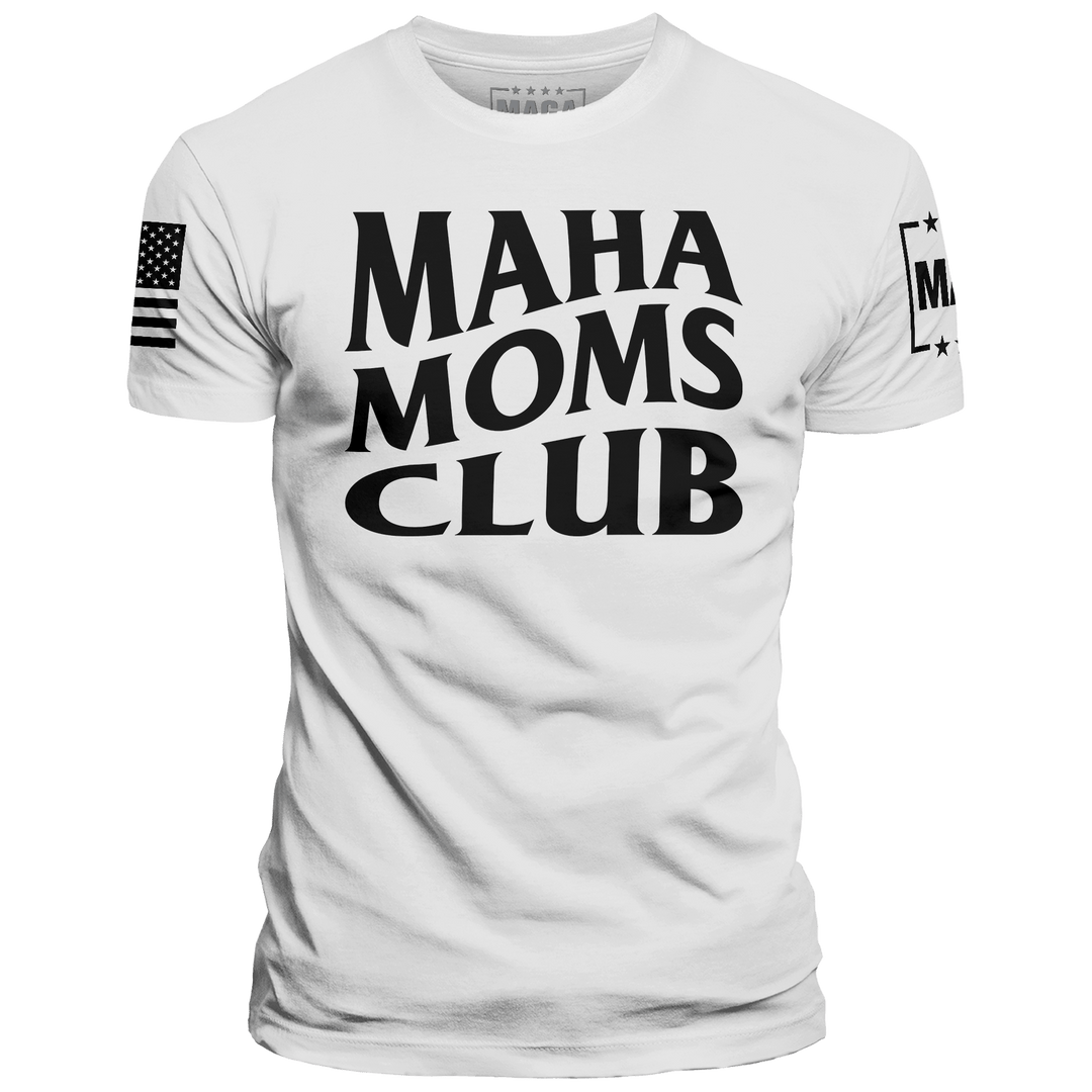 White / XS MAHA MOMS CLUB maga trump