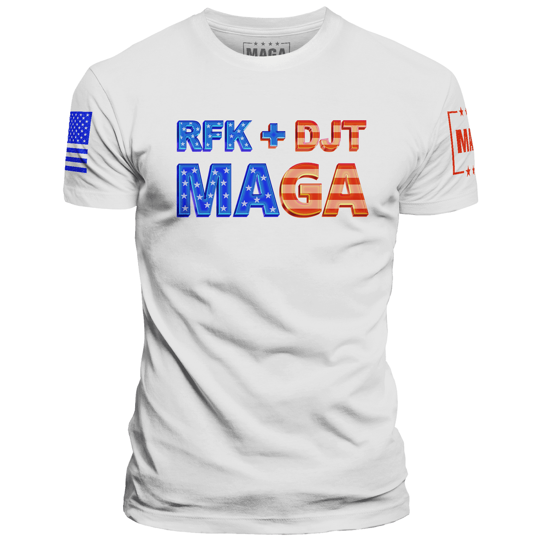 White / XS RFK DJT maga trump