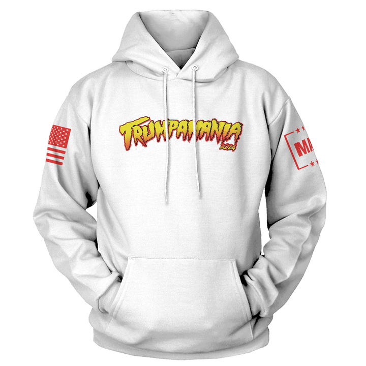 White / XS Trumpamania 2024 Hoodie maga trump