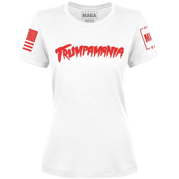 White / XS Trumpamania Ladies Tee maga trump