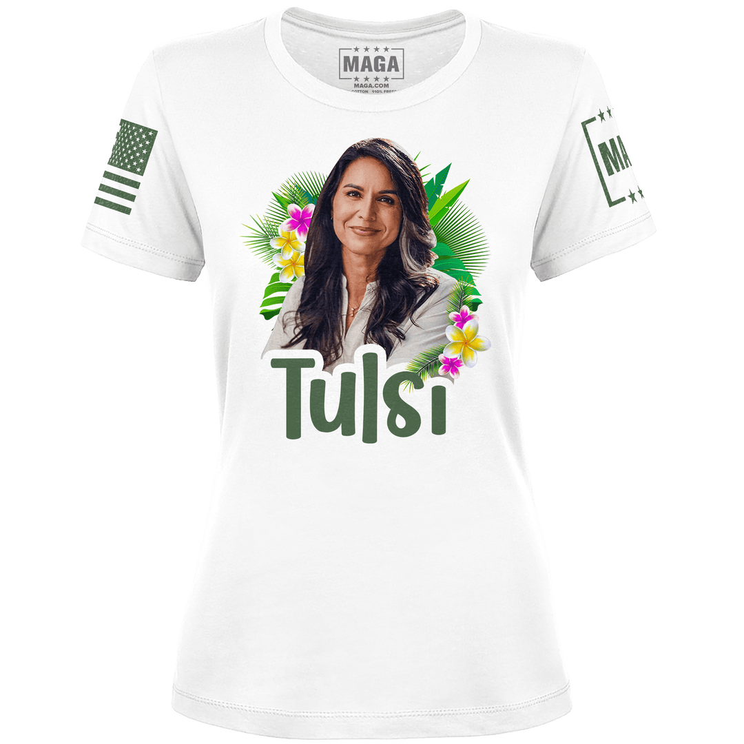 White / XS Tulsi Ladies Tee maga trump