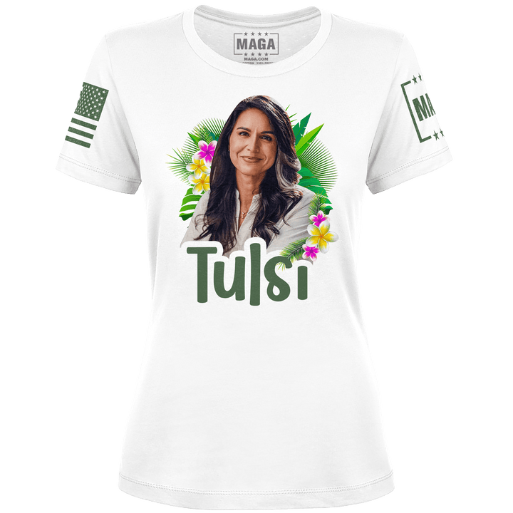 White / XS Tulsi Ladies Tee maga trump