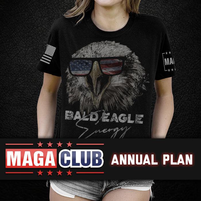 Womens / XS Shirt of the Month: Annual Plan maga trump