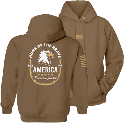 Woodland / S America Founded on Freedom Hoodie | Fall Edition maga trump