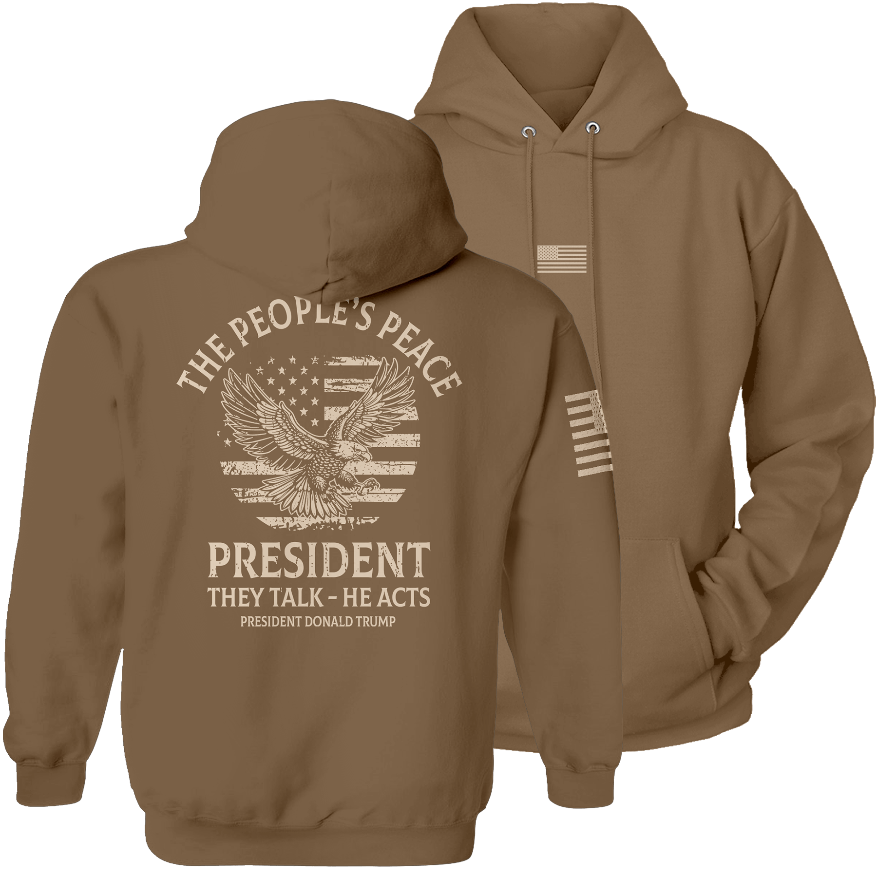 Woodland / S The People's Peace Hoodie | Fall Edition maga trump
