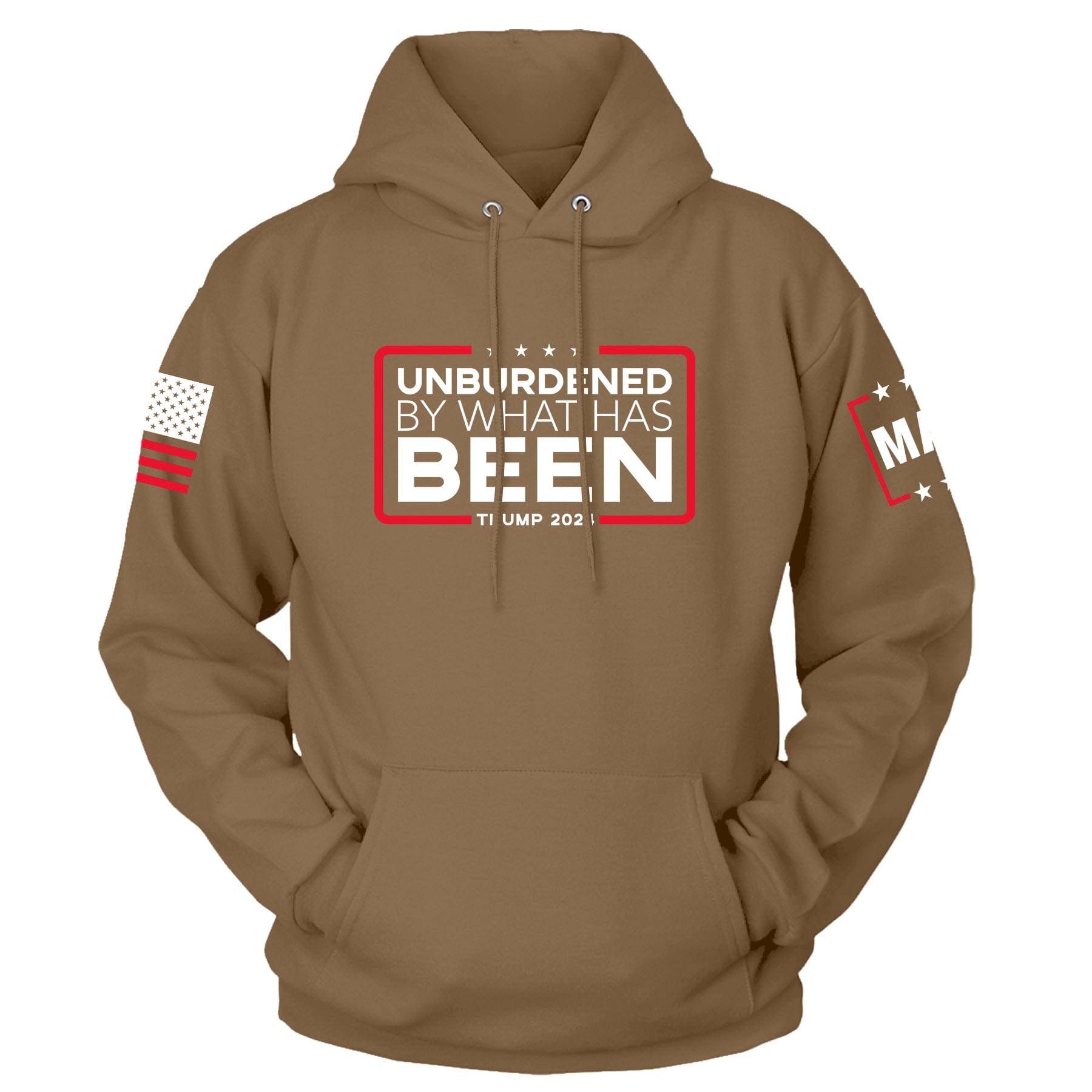 Woodland / S Unburdened by What Has Been Hoodie | Fall Edition maga trump
