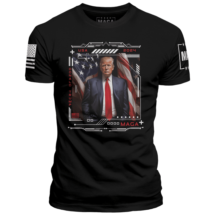 XS / Black USA Trump 2024 - February 2024 Shirt of the Month Exclusive Design maga trump