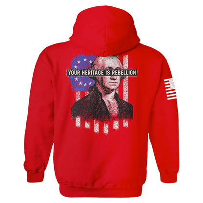 Your Heritage is Rebellion Hoodie maga trump